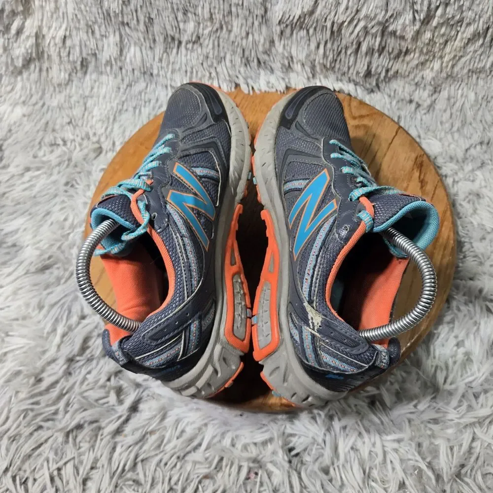 New Balance Womens 410 V5 WT410 Blue Trail Running Sneakers Wide Width Size 9-10